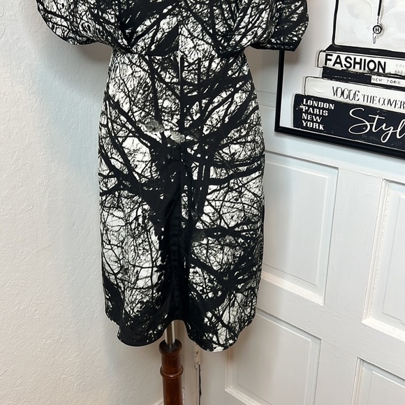 Nicola Finetti BNW V-Neck Dress Size 8 - Picture 5 of 7